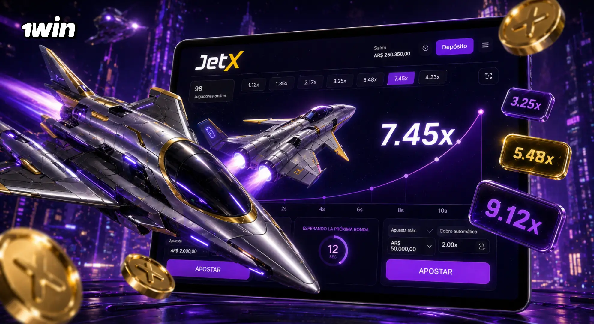 JetX juego crash